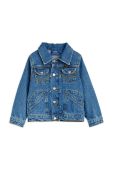Дитяча джинсова куртка Mini Rodini Mini Rodini x Wrangler колір блакитний