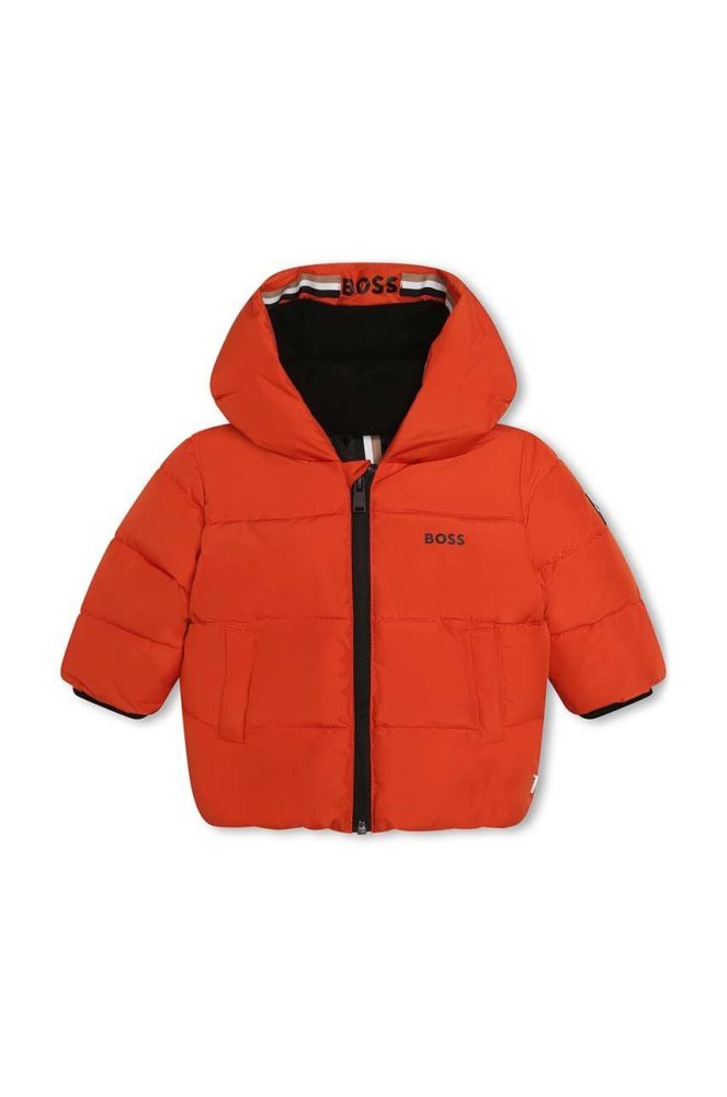 Куртка для немовлят BOSS колір помаранчевий