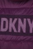 Дитяча двостороння куртка Dkny колір фіолетовий (3458796)