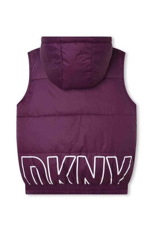 Дитяча двостороння безрукавка Dkny колір фіолетовий (3564188) фото 2