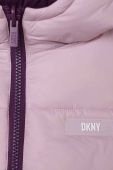 Дитяча двостороння безрукавка Dkny колір фіолетовий (3564188)