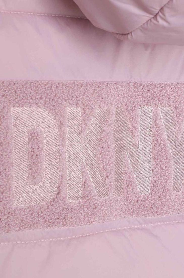 Дитяча двостороння безрукавка Dkny колір фіолетовий (3564188)
