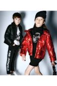 Дитяча куртка Karl Lagerfeld колір червоний (3577794)