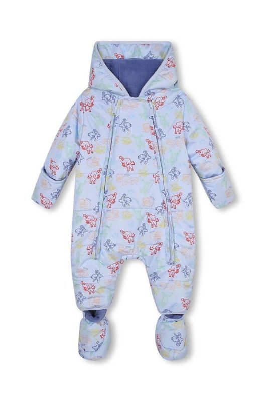 Дитячий зимовий комбінезон Kenzo Kids колір блакитний