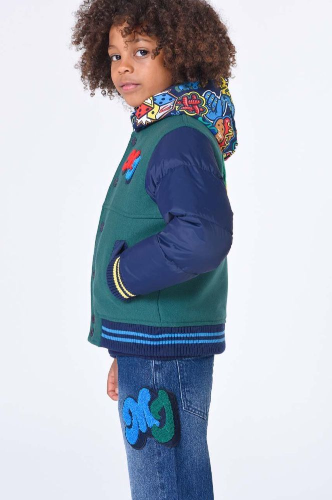 Дитяча куртка-бомбер Marc Jacobs колір зелений (3567518)