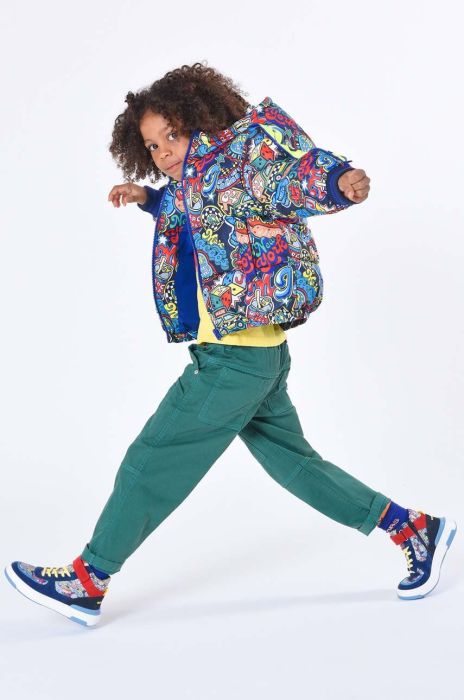 Дитяча куртка Marc Jacobs колір синій