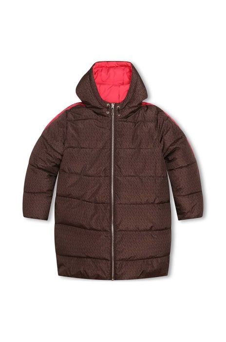 Дитяча двостороння куртка Michael Kors колір коричневий (3575063)