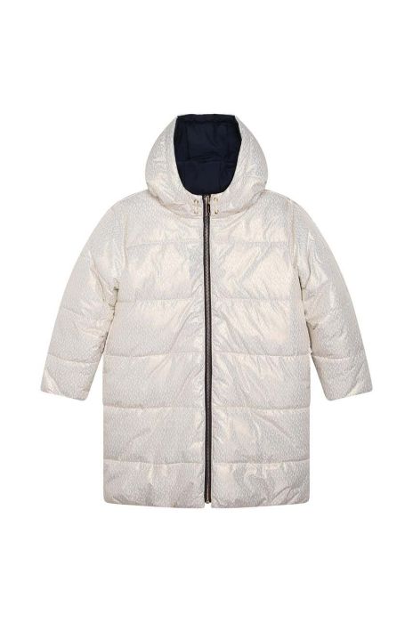 Дитяча двостороння куртка Michael Kors колір бежевий (3575064)