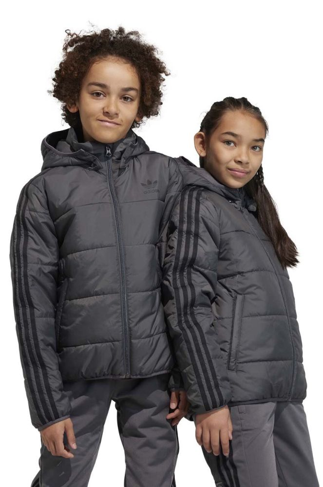 Дитяча куртка adidas Originals колір сірий (3309996)