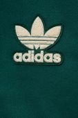 Дитяча куртка-бомбер adidas Originals колір зелений