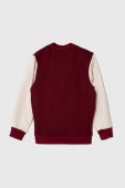 Дитяча куртка-бомбер adidas Originals колір червоний