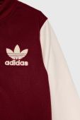 Дитяча куртка-бомбер adidas Originals колір червоний