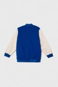 Дитяча куртка-бомбер adidas Originals колір блакитний