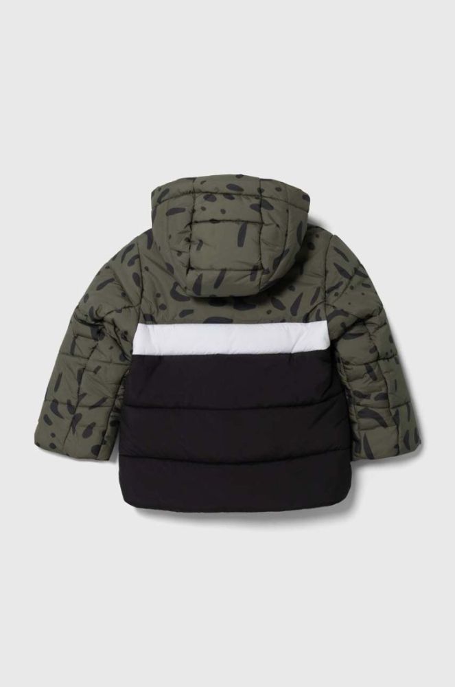 Дитяча куртка adidas колір зелений фото 2