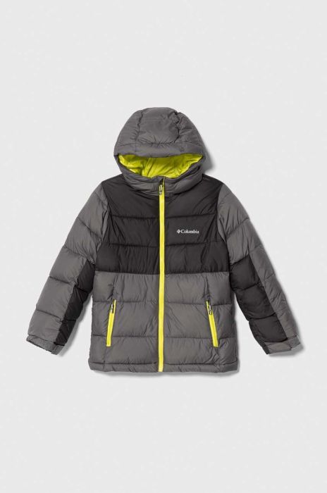 Дитяча куртка Columbia U Pike Lake II Hdd Jacke колір сірий