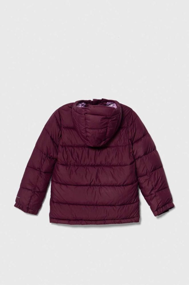 Дитяча куртка Columbia U Pike Lake II Hdd Jacke колір бордовий фото 2