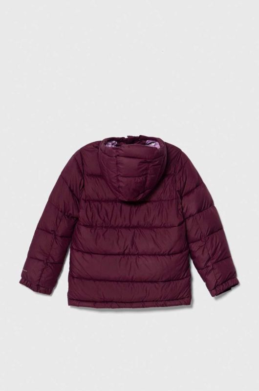 Дитяча куртка Columbia U Pike Lake II Hdd Jacke колір бордовий фото 2