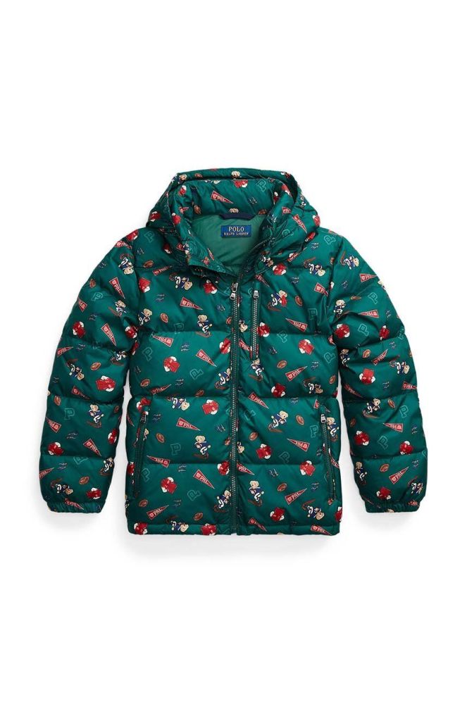 Дитяча куртка Polo Ralph Lauren колір зелений