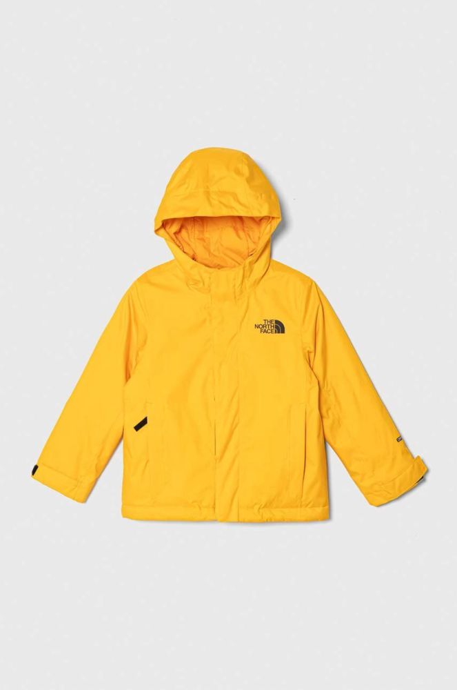 Дитяча куртка The North Face SNOWQUEST JACKET колір жовтий