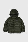 Дитяча куртка EA7 Emporio Armani колір зелений