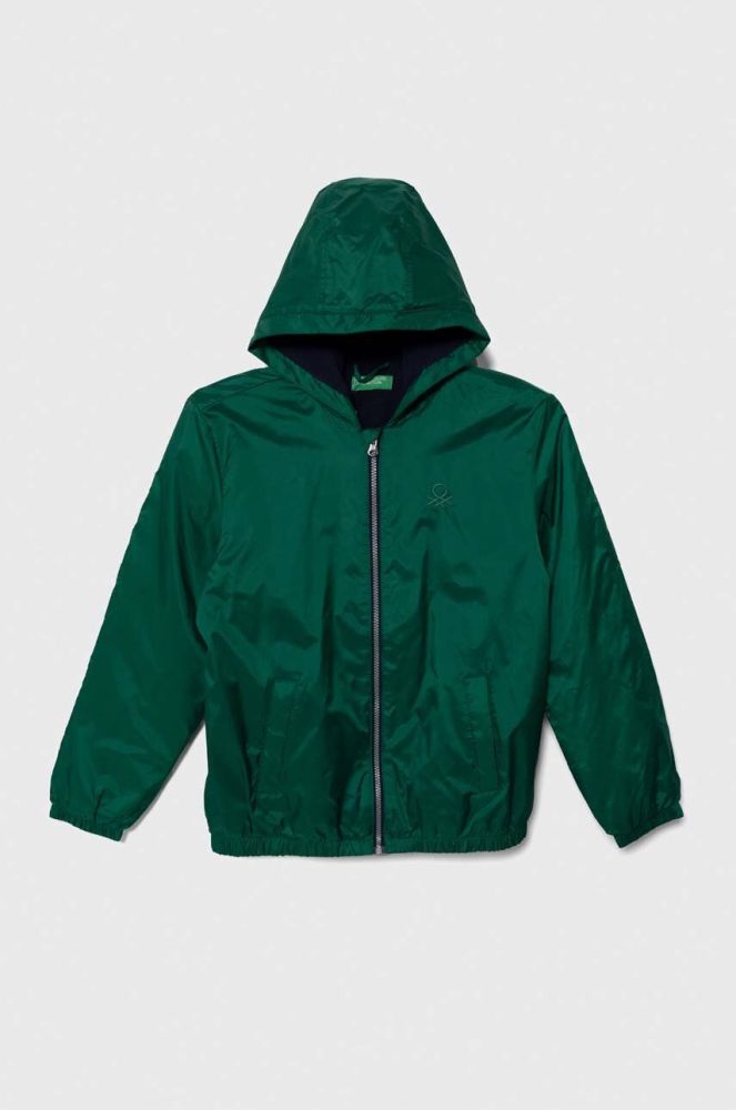 Дитяча куртка United Colors of Benetton колір зелений (3391146)