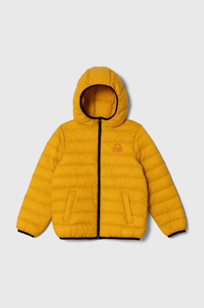 Дитяча куртка United Colors of Benetton колір жовтий (3403872)