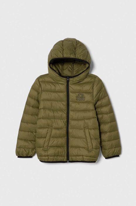 Дитяча куртка United Colors of Benetton колір зелений (3403867)