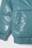 Дитяча куртка Sisley колір бірюзовий