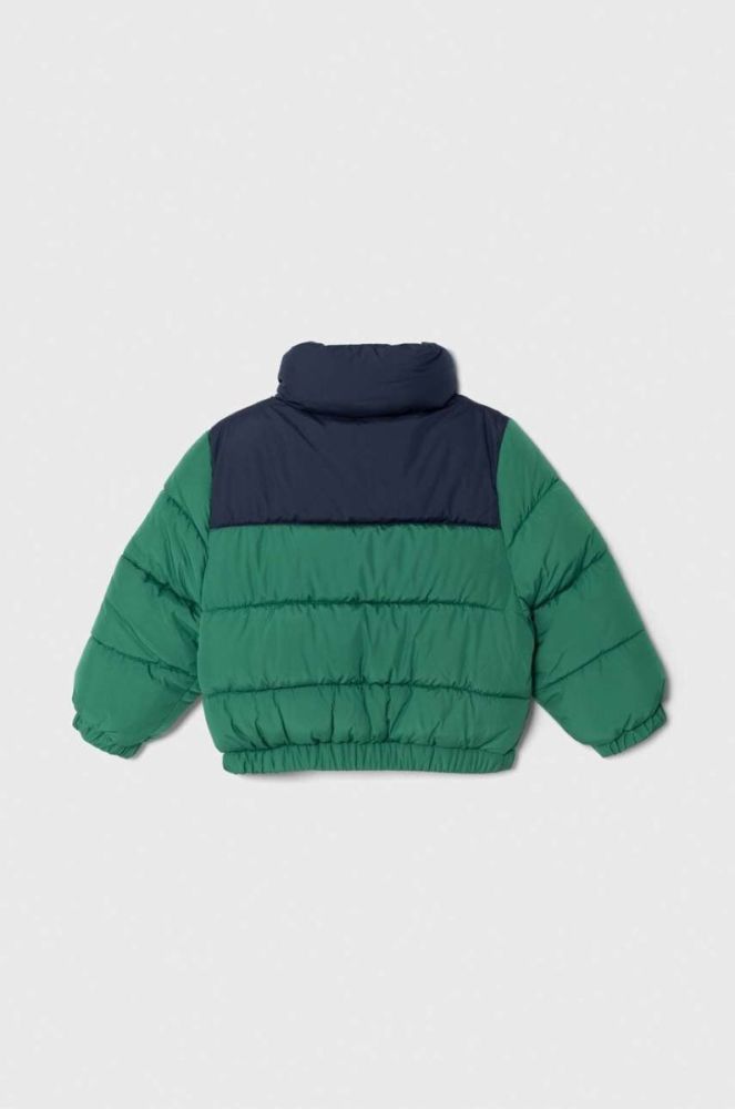 Дитяча куртка Fila THELKOW blocked padded jacket колір зелений фото 2