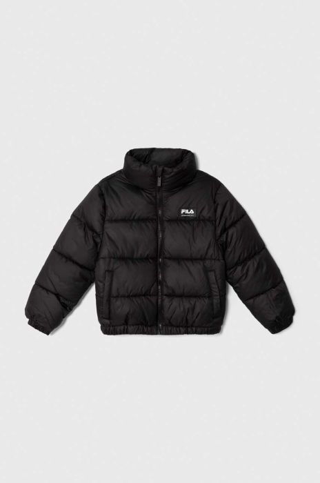 Дитяча куртка Fila THELKOW blocked padded jacket колір чорний