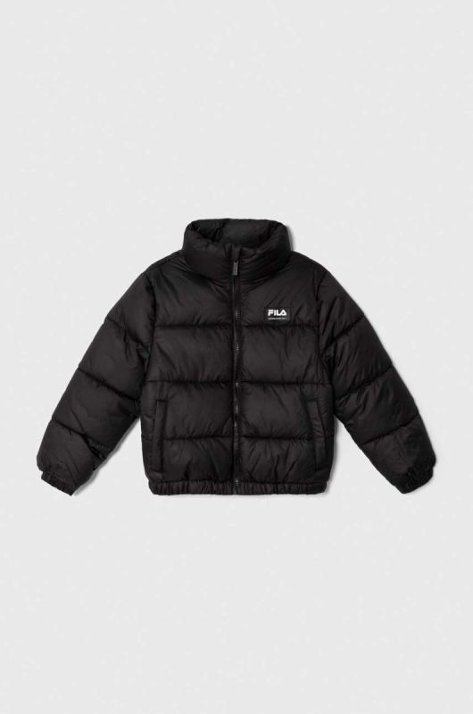 Дитяча куртка Fila THELKOW blocked padded jacket колір чорний