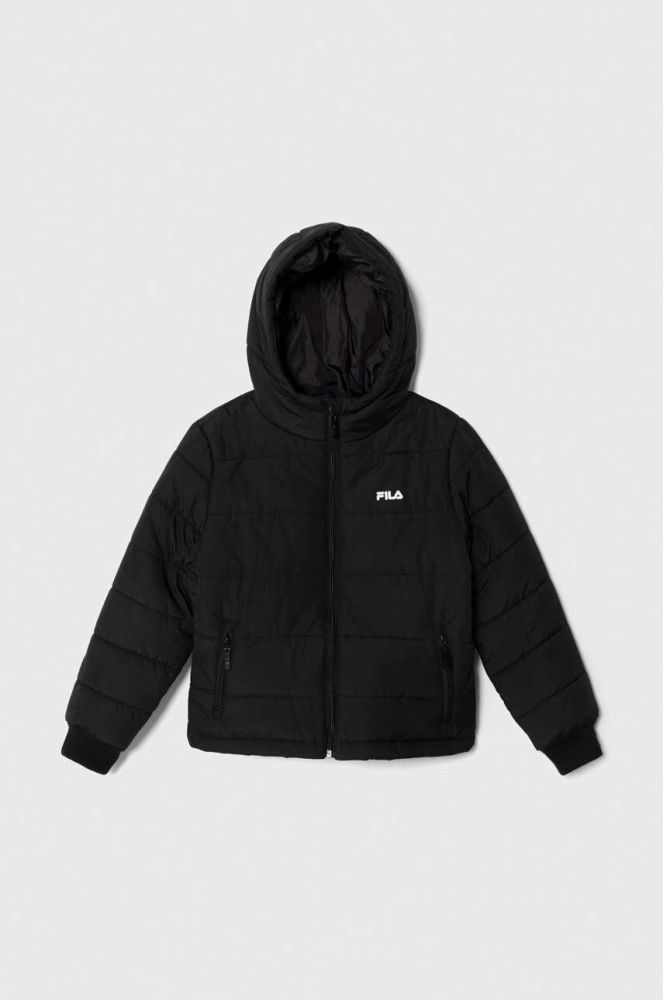 Дитяча куртка Fila BERGKIRCHEN puff jacket колір чорний