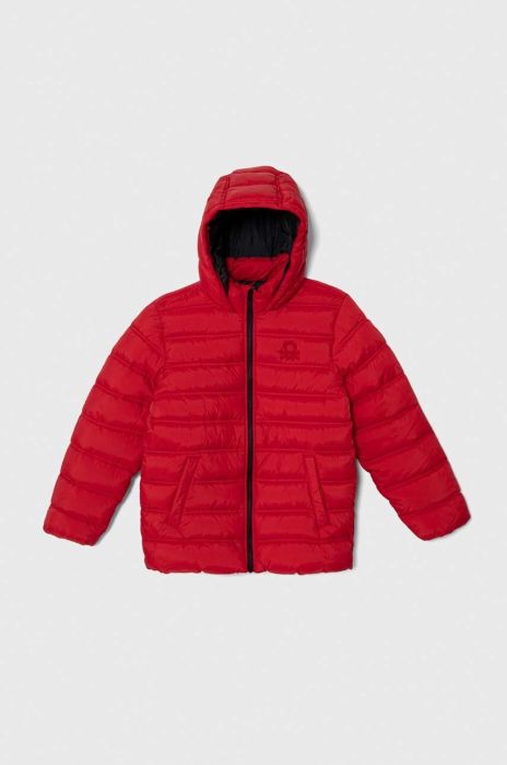 Дитяча куртка United Colors of Benetton колір червоний (3462557)