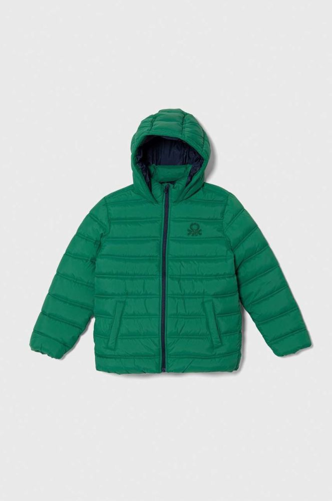 Дитяча куртка United Colors of Benetton колір зелений (3462563)