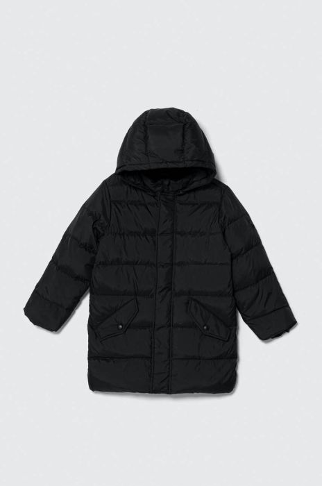 Дитяча пухова куртка United Colors of Benetton колір чорний (3515524)