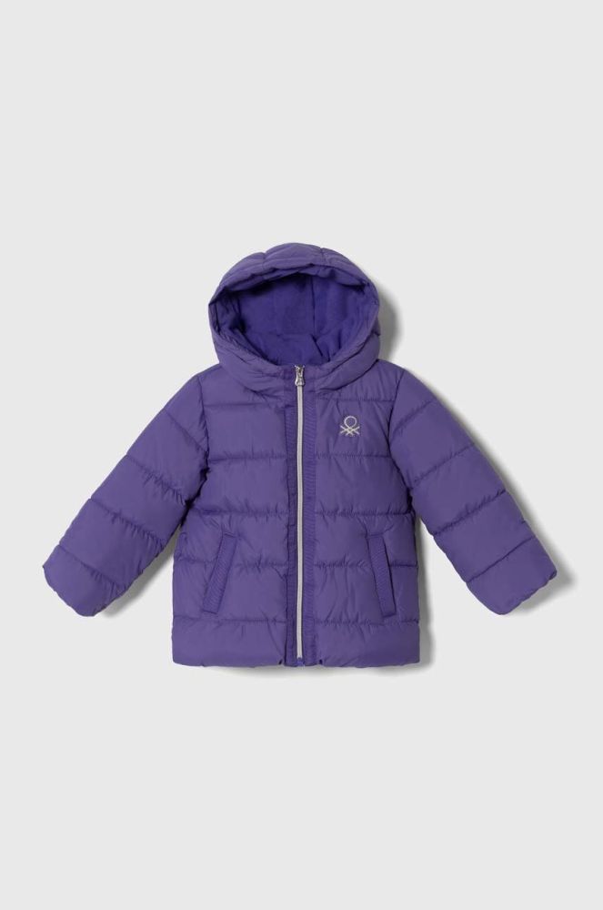 Дитяча куртка United Colors of Benetton колір фіолетовий (3492928)