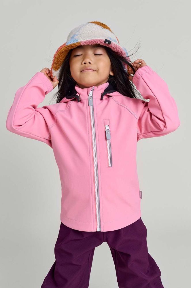 Дитяча куртка Reima Vantti колір рожевий