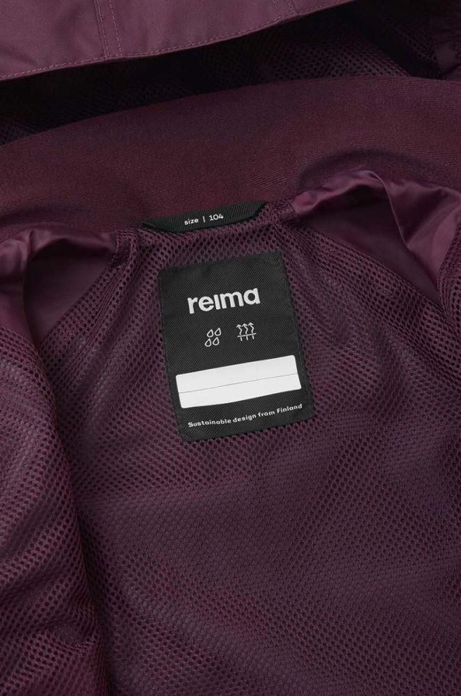 Дитяча куртка Reima Soutu колір бордовий фото 10