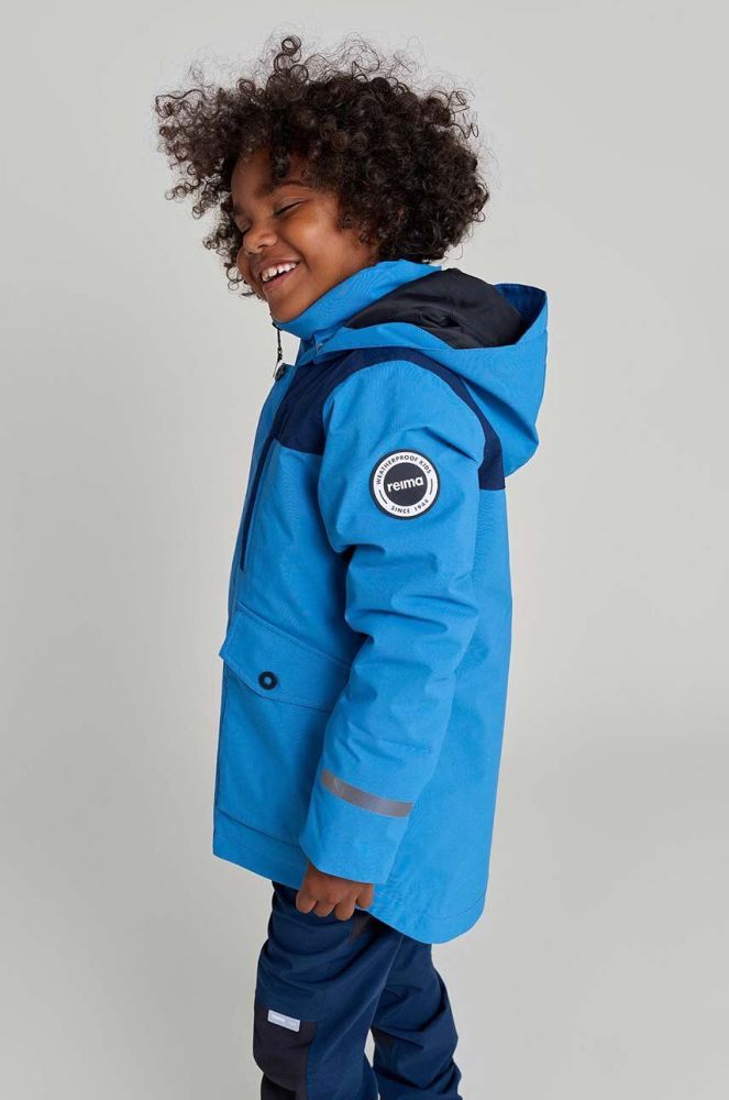 Дитяча куртка Reima Mainala колір блакитний