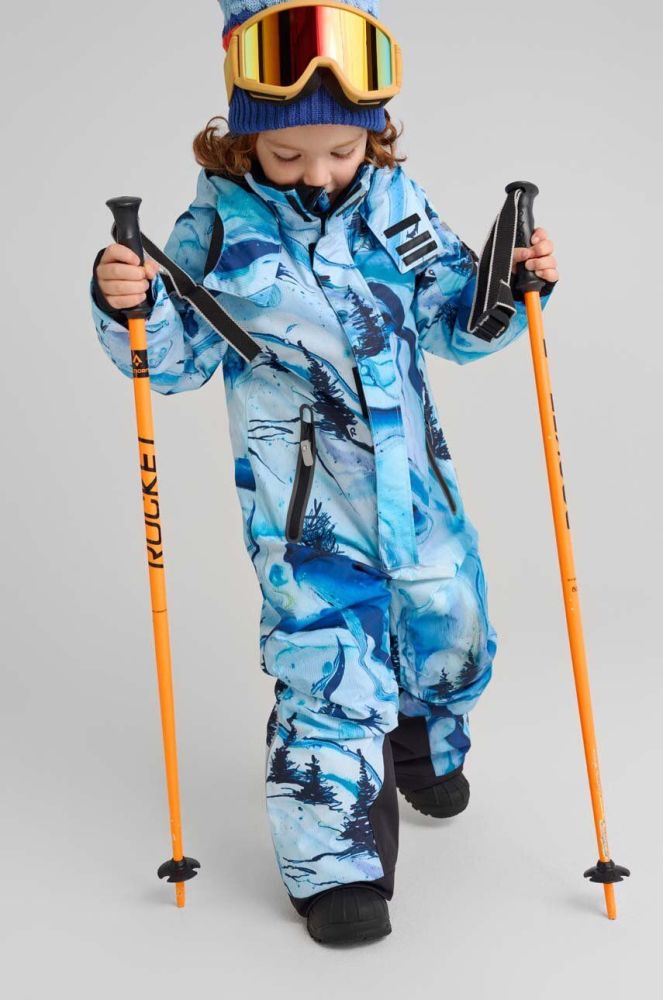 Дитячий зимовий комбінезон Reima Reach колір блакитний