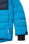 Дитяча зимова куртка Reima Kuosku колір блакитний
