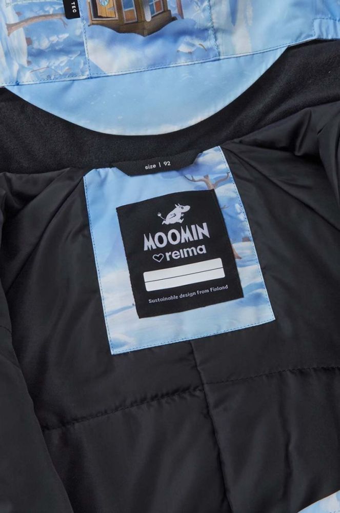Дитячий зимовий комбінезон Reima Moomin Lyster колір блакитний фото 9