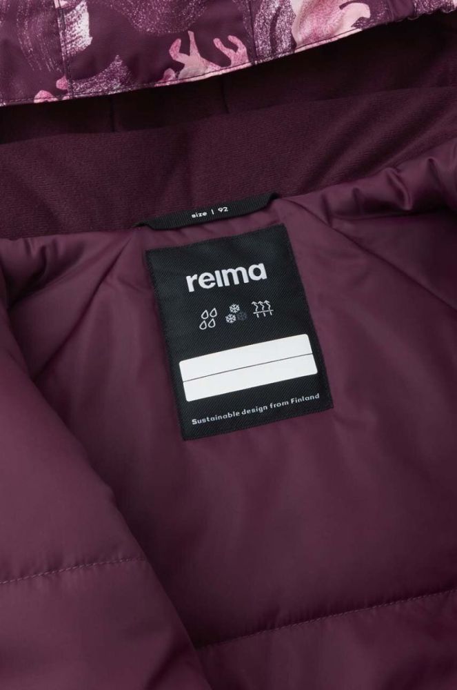 Дитячий зимовий комбінезон Reima Puhuri колір фіолетовий фото 8