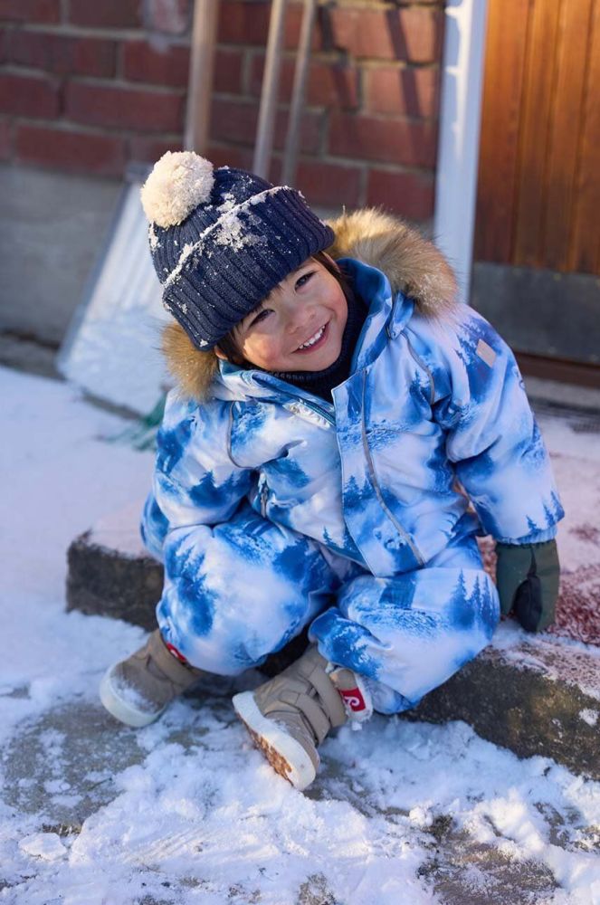 Дитячий зимовий комбінезон Reima Lappi колір блакитний