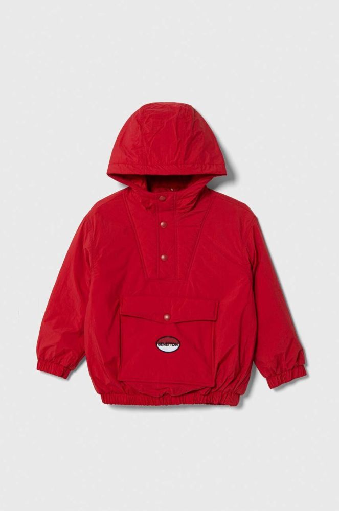 Дитяча куртка United Colors of Benetton колір червоний (3546736)