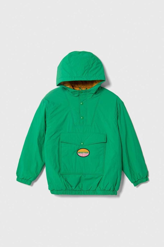Дитяча куртка United Colors of Benetton колір зелений (3546731)