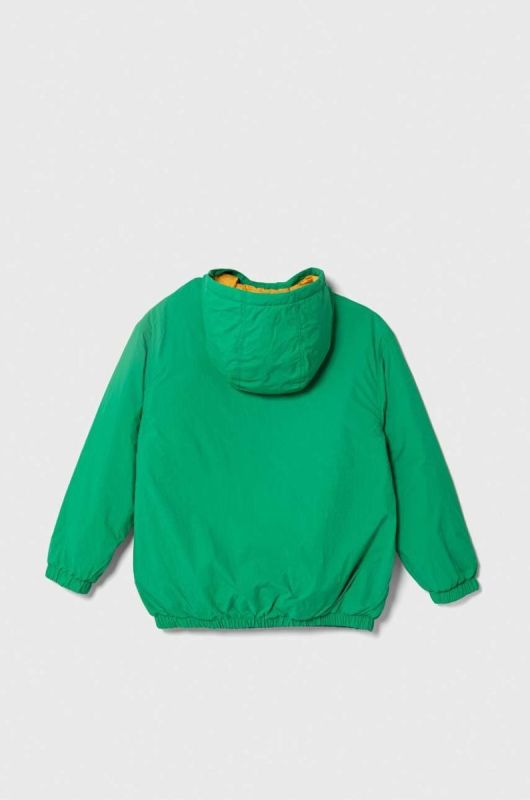 Дитяча куртка United Colors of Benetton колір зелений (3546731) фото 2