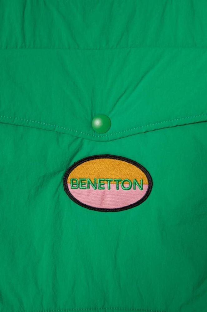 Дитяча куртка United Colors of Benetton колір зелений (3546731) фото 3