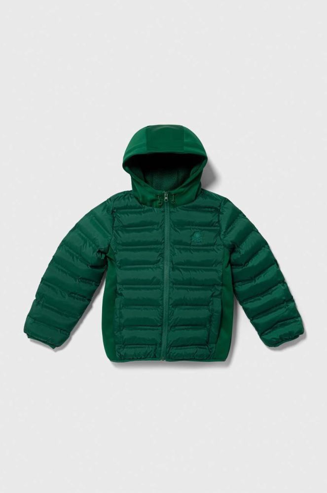 Дитяча куртка United Colors of Benetton колір зелений (3559784)