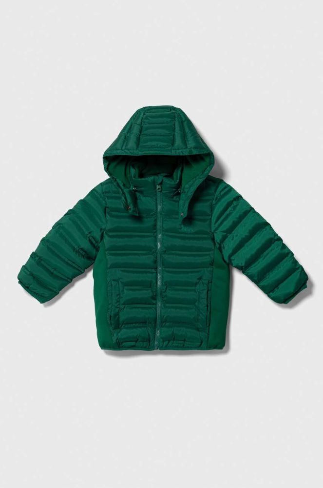 Дитяча куртка United Colors of Benetton колір зелений (3567595)